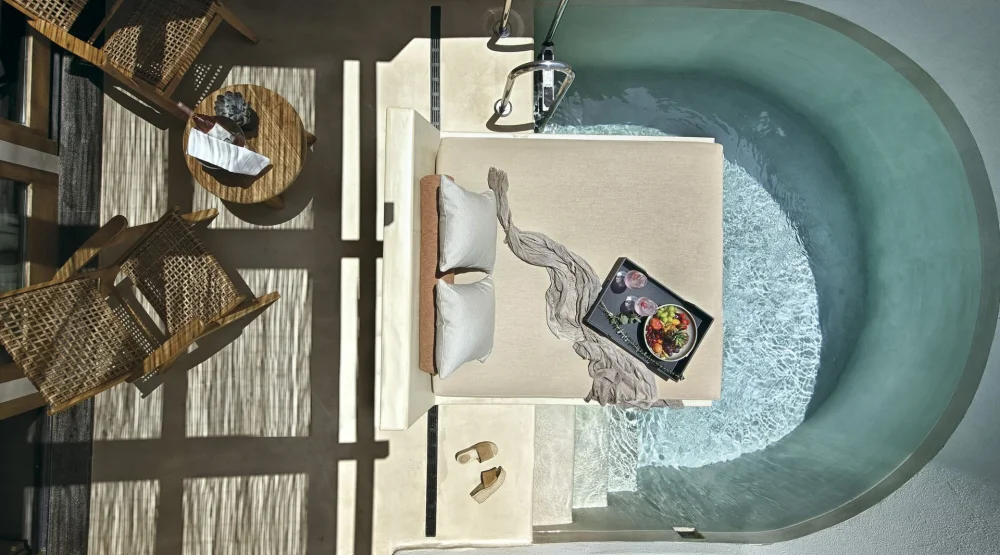 Aeon Suite Inland View with Plunge Pool at OMEON Mykonos