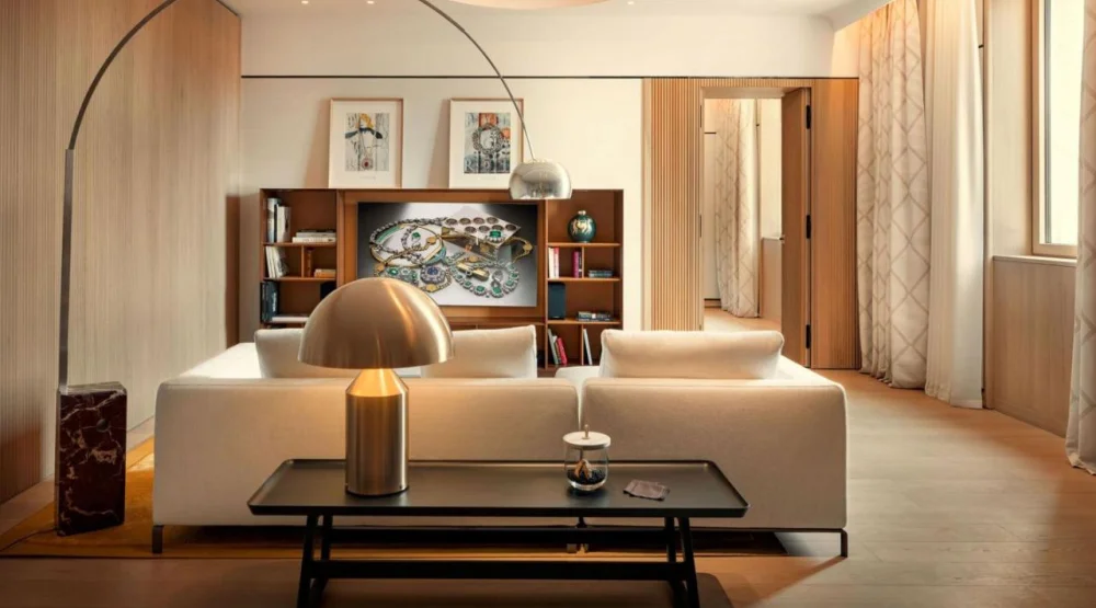 One Bedroom Deluxe King Suite with City View at Bvlgari Hotel Roma