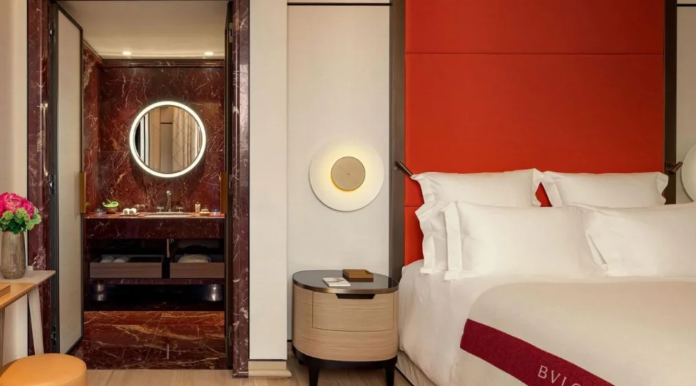 Deluxe King Room with City View at Bvlgari Hotel Roma