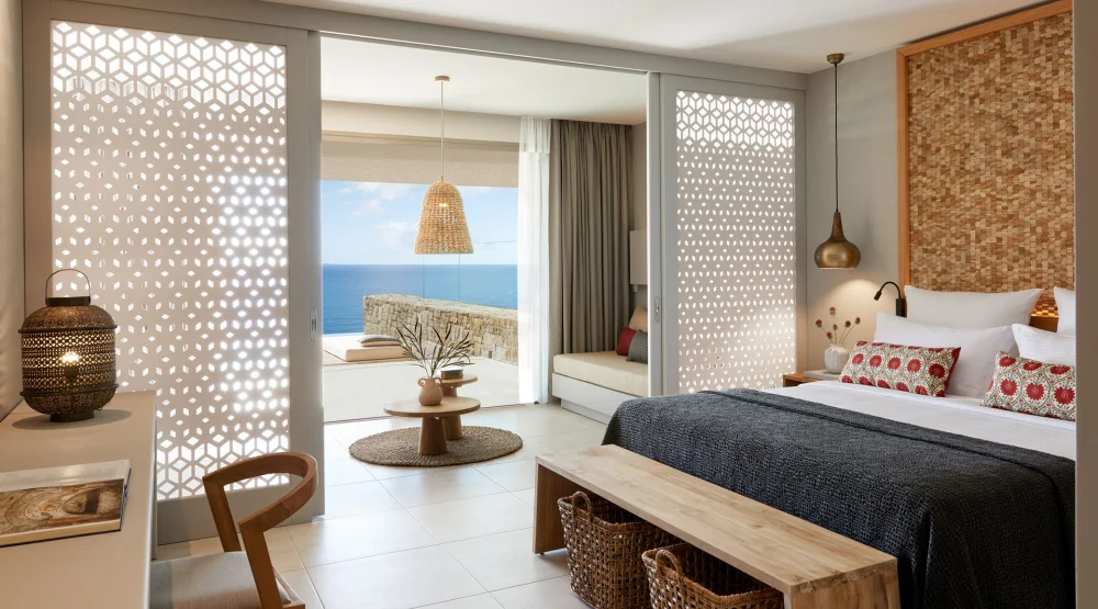 Family Room Swim Up Sea View at Elix, Mar-Bella Collection
