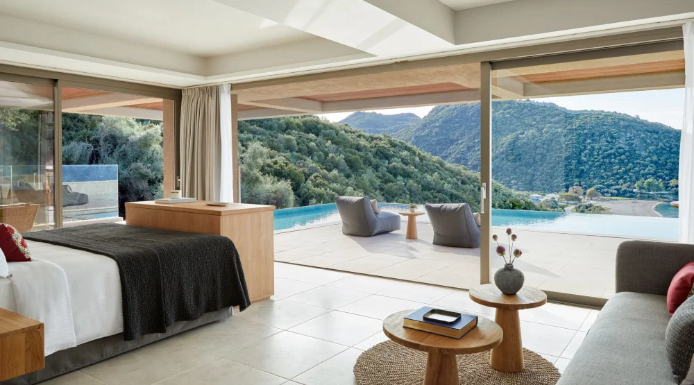 Deluxe Suite Sea View with Private Pool at Elix, Mar-Bella Collection