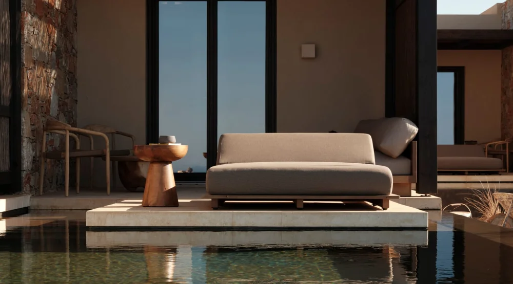 Standard Suite with Outdoor Private Pool and Sea View at Gundari