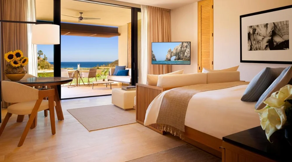King Room with Pool View at Montage Los Cabos