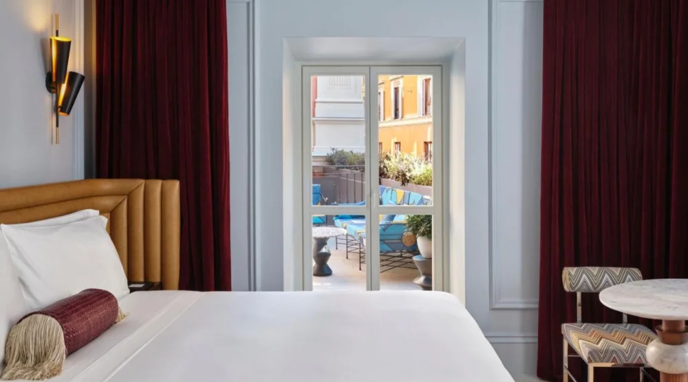 Premier King Room with Balcony at W Rome