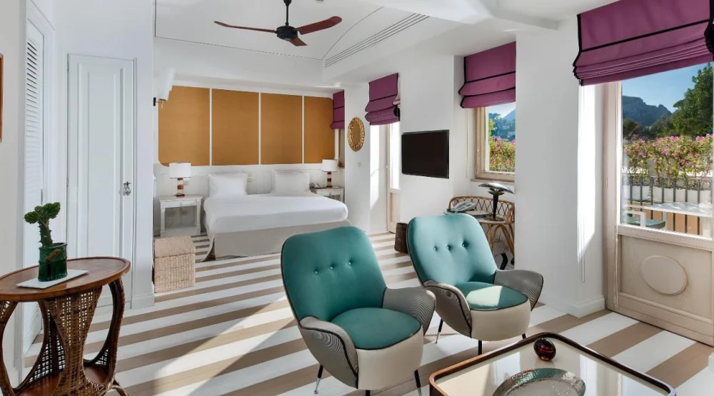 Junior Suite with Balcony at Capri Tiberio Palace