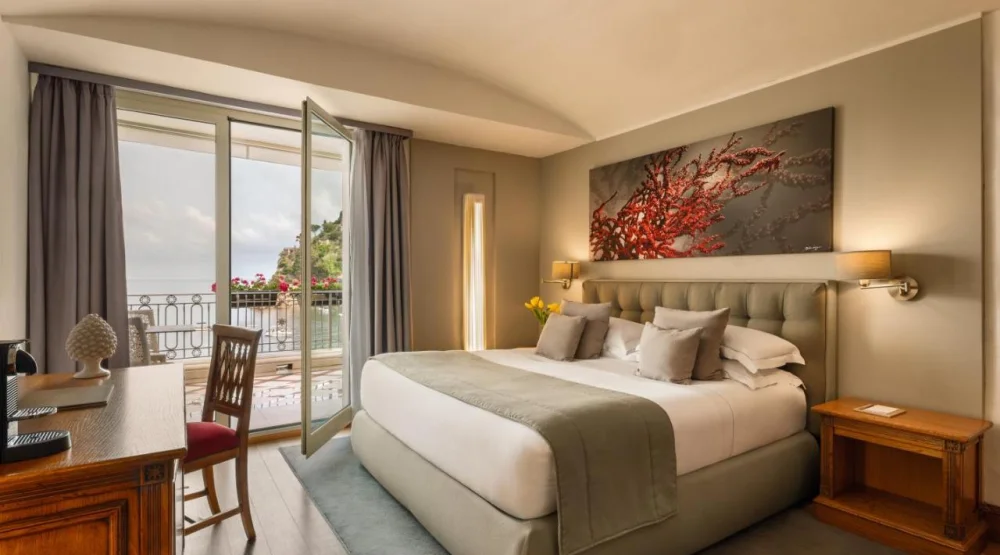 Superior Double Room with Sea View at Mazzaro Sea Palace
