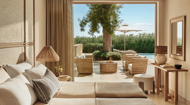 Deluxe Two Bedroom Bungalow Suite Private Pool at Ikos Olivia