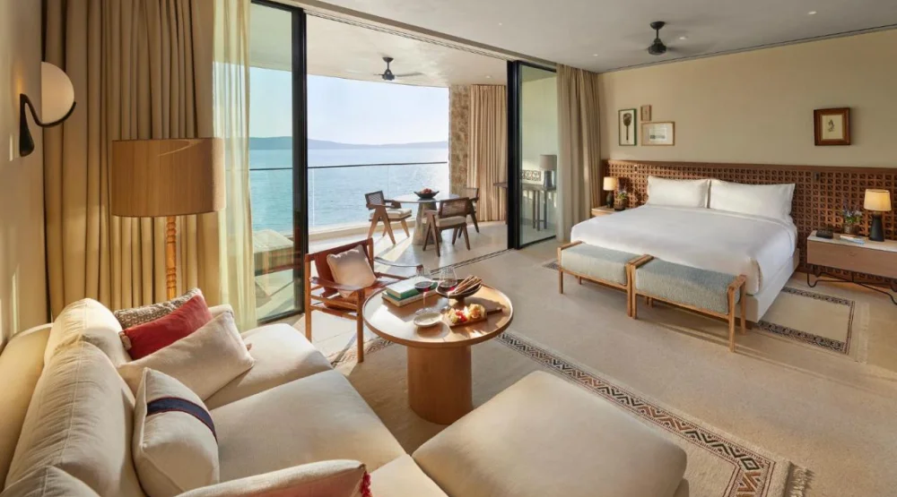 Deluxe Bay View Junior Suite King Or Twin at Mandarin Oriental Costa Navarino