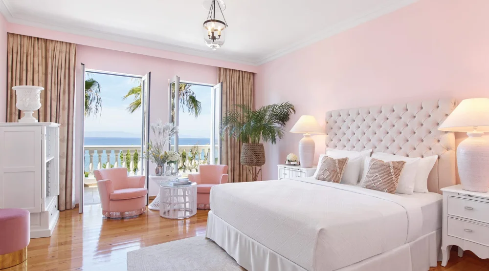 Luxury Guestroom Sea View with Balcony at Mandola Rosa, A Resort to Live